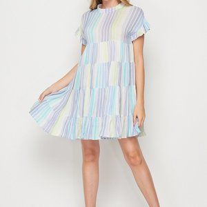 Stripe Babydoll Dress